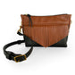 Cosmos Fringe Bag in midnight and cinnamon