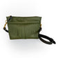 Cosmos Fringe Bag in dark moss