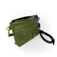 Cosmos Fringe Bag in dark moss