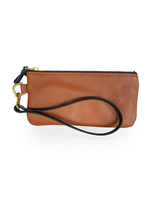 Ivy Clutch Wallet in cinnamon