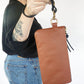 Ivy Clutch Wallet in cinnamon