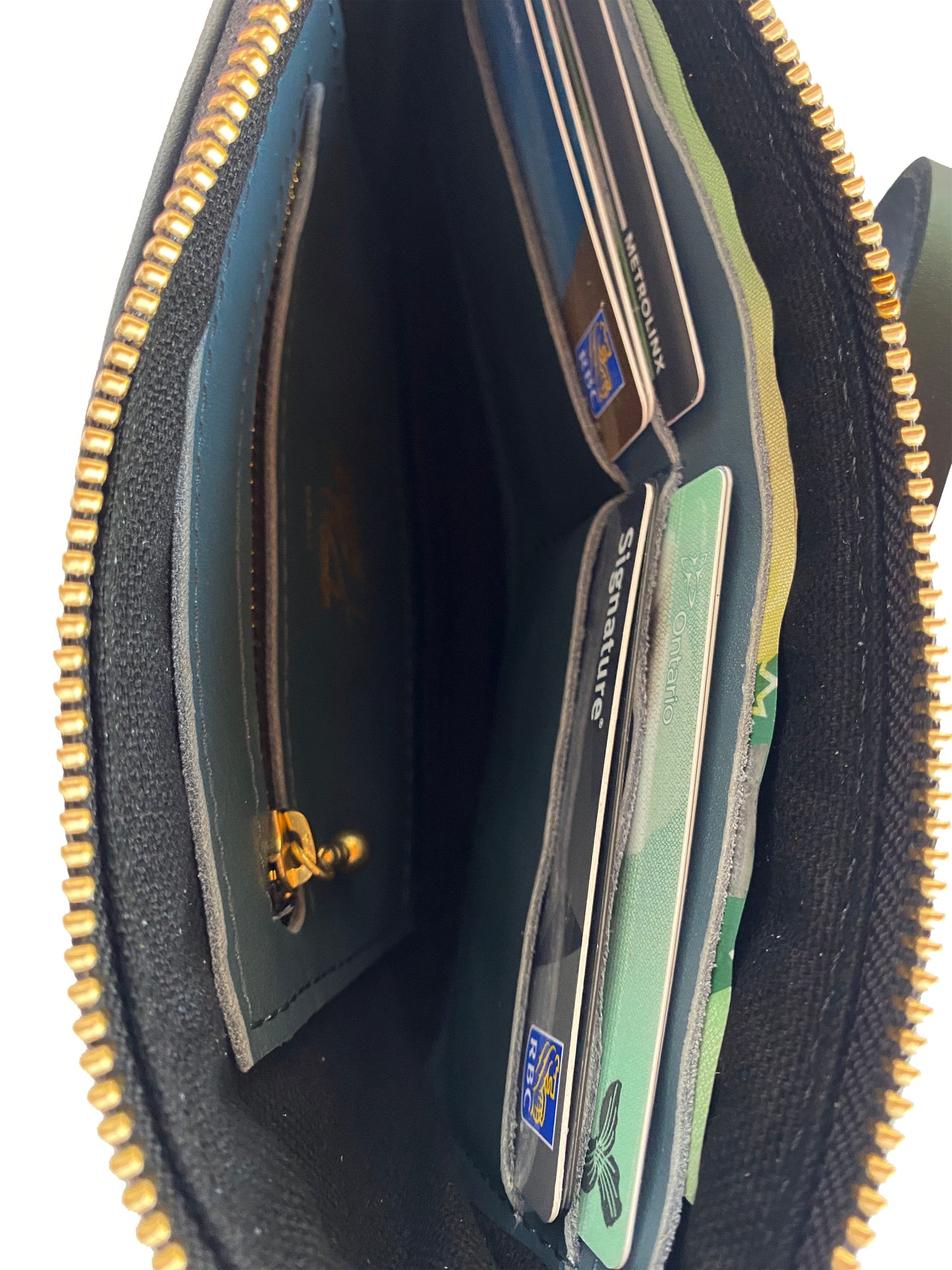 Ivy Clutch Wallet in petrol