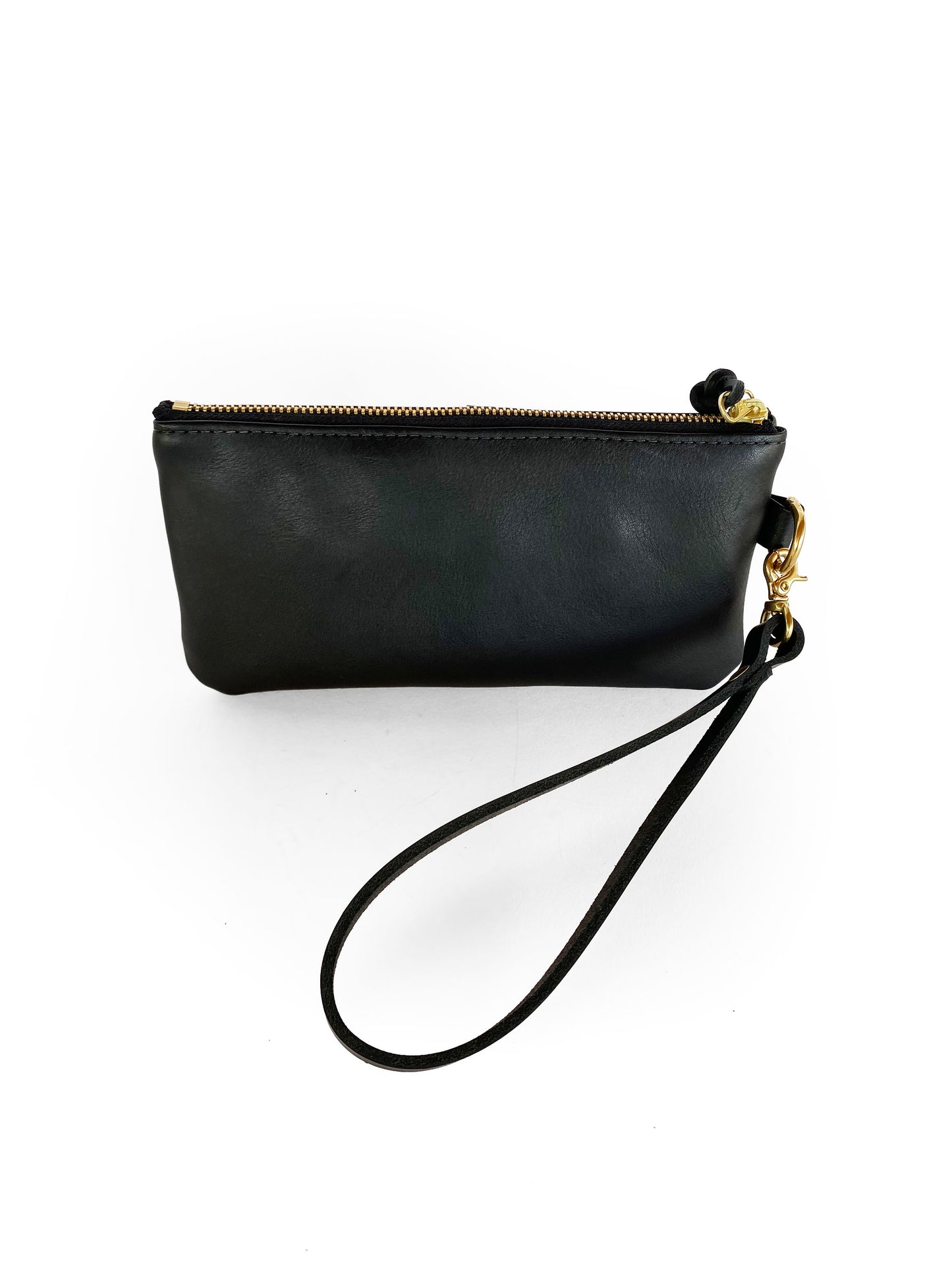 Ivy Clutch Wallet in dark moss and midnight