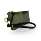 Ivy Clutch Wallet in dark moss and midnight