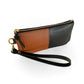 Ivy Clutch Wallet in cinnamon and midnight