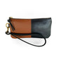 Ivy Clutch Wallet in cinnamon and midnight