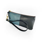 Ivy Clutch Wallet in petrol and midnight