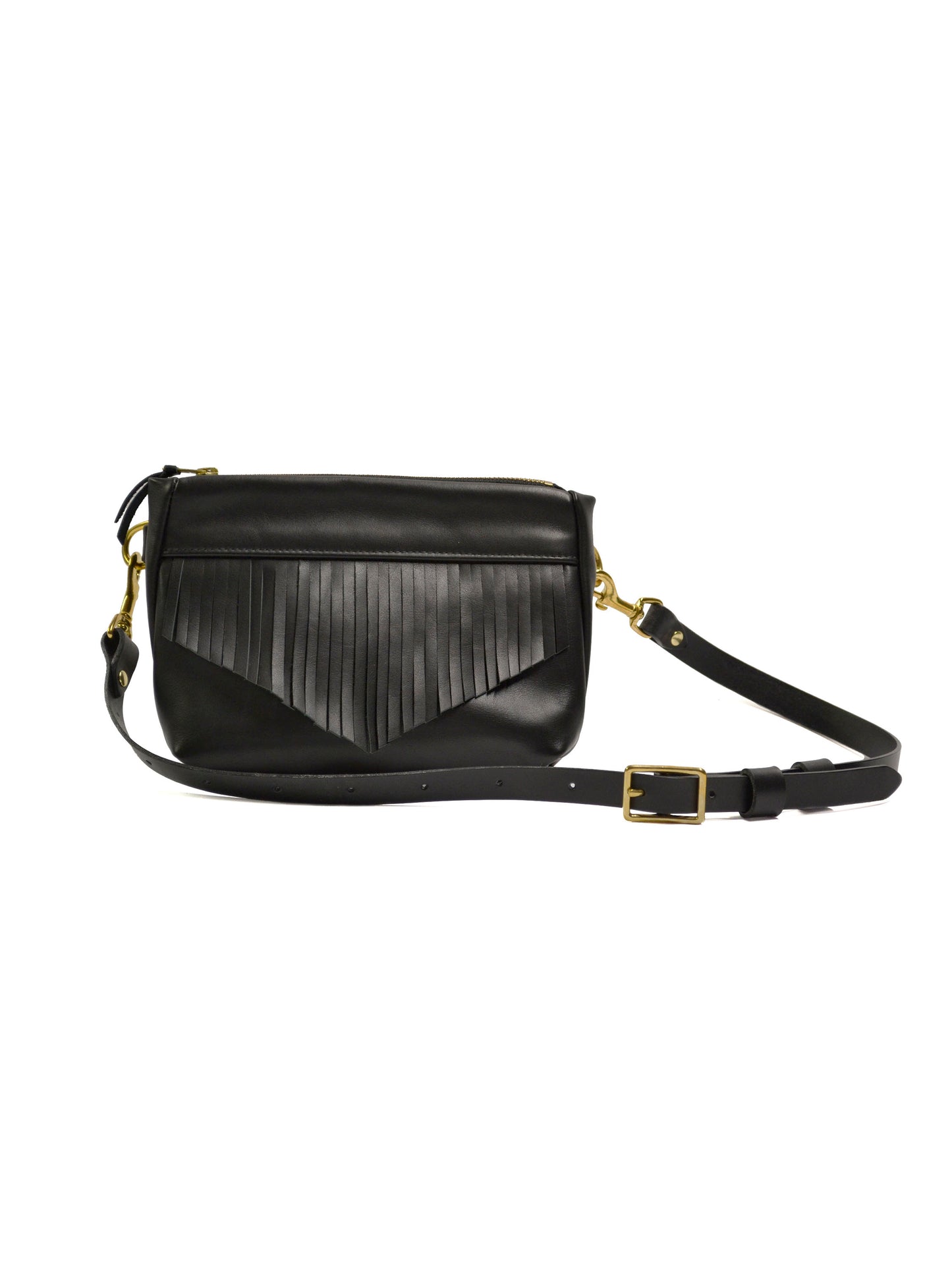 Cosmos Fringe Bag in midnight