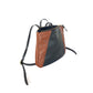 Small Dahlia Backpack in midnight and cinnamon