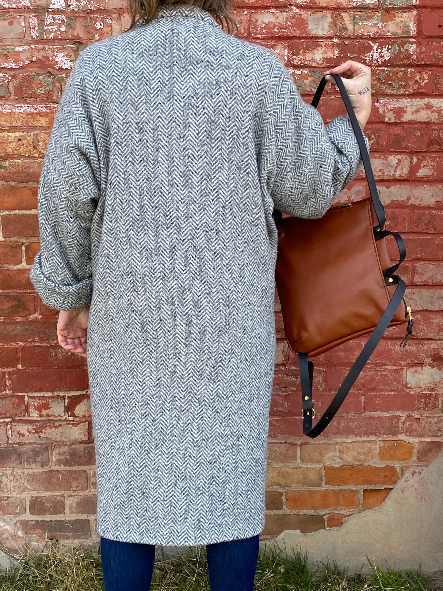 Small Dahlia Backpack in cinnamon