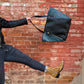 Willow Tote in midnight and petrol