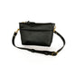 Studio pothos Cosmos bag in black with brass hardware.