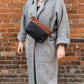 Cosmos Bag in midnight and cinnamon