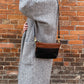 Cosmos Bag in midnight and cinnamon