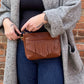 Cosmos Fringe Bag in cinnamon