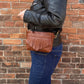 Cosmos Fringe Bag in cinnamon