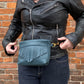 Cosmos Fringe Bag in petrol