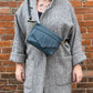 Cosmos Fringe Bag in petrol