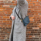 Cosmos Fringe Bag in petrol