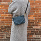 Cosmos Fringe Bag in petrol