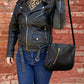 Morel Purse in midnight