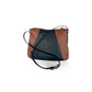 Morel Purse in midnight and cinnamon