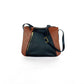 Morel Purse in midnight and cinnamon